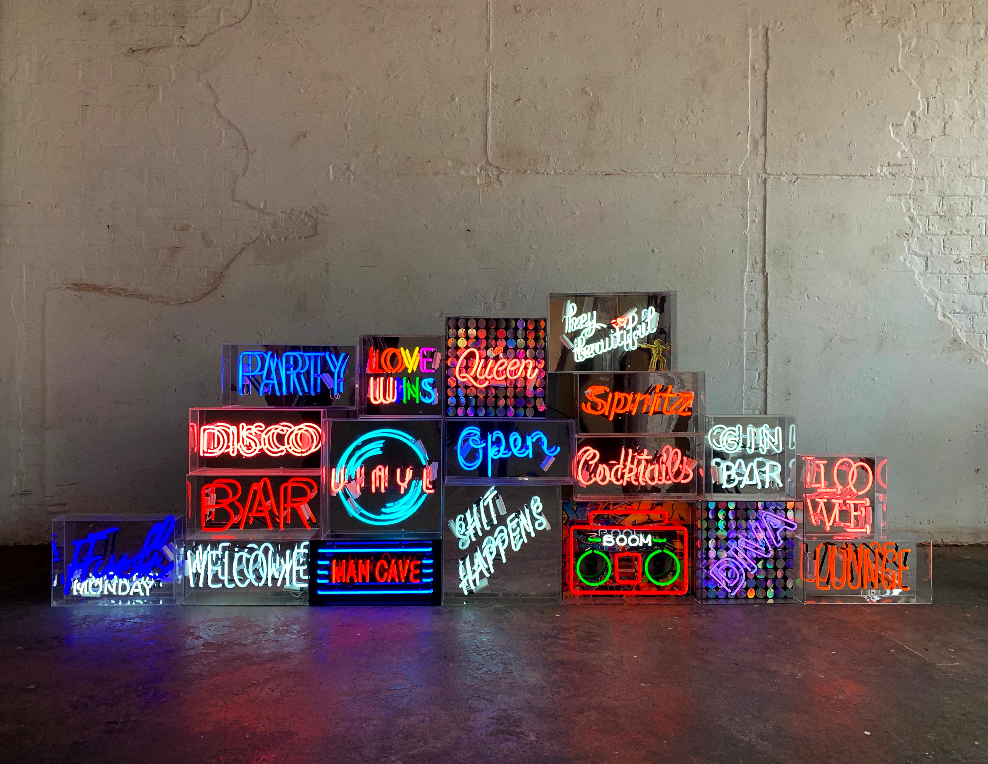 Custom Square or Rectangular Light Boxes – Emerald City Neon