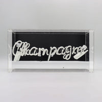 'Champagne' Glass Neon Sign