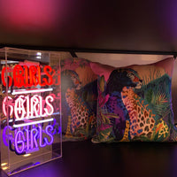 'Girls Girls Girls' Acrylic Box Neon Light