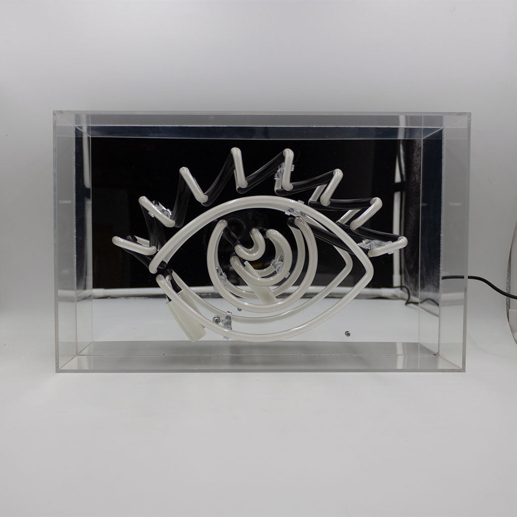 'EYE' Acrylic Box Neon Light
