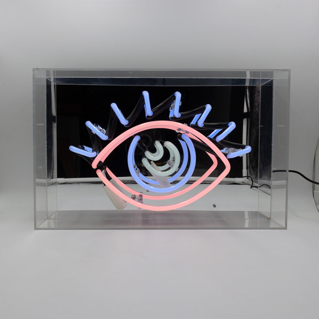 'EYE' Acrylic Box Neon Light