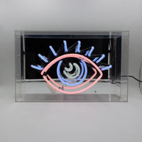 'EYE' Acrylic Box Neon Light
