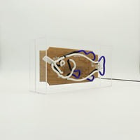 'Trophy Fish' Glass Neon Sign