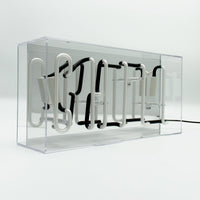 'Chill' Glass Neon Sign