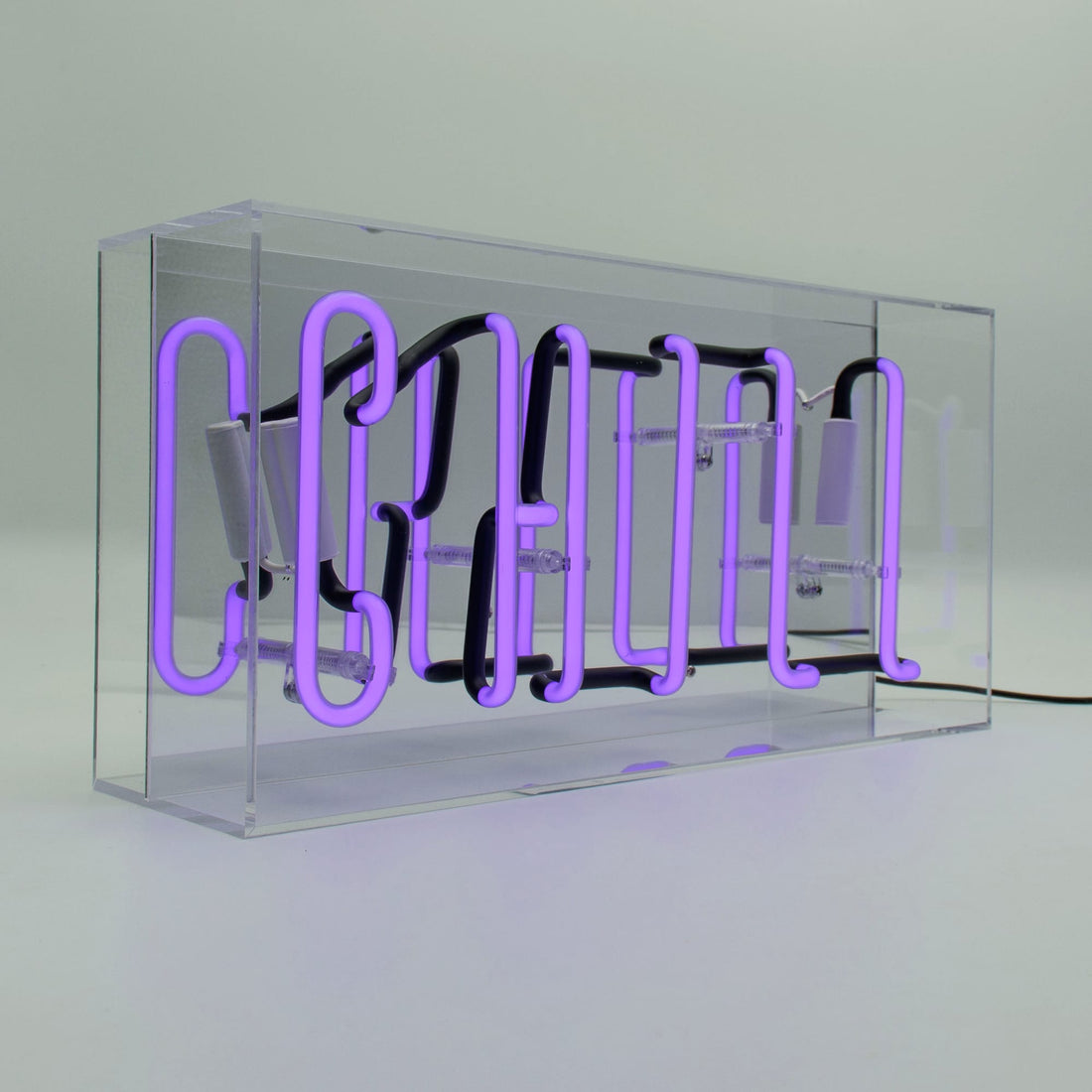 'Chill' Glass Neon Sign