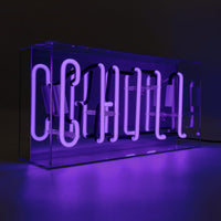 'Chill' Glass Neon Sign