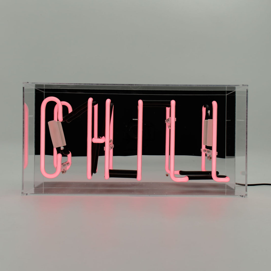 'Chill' Glass Neon Sign