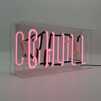 'Chill' Glass Neon Sign
