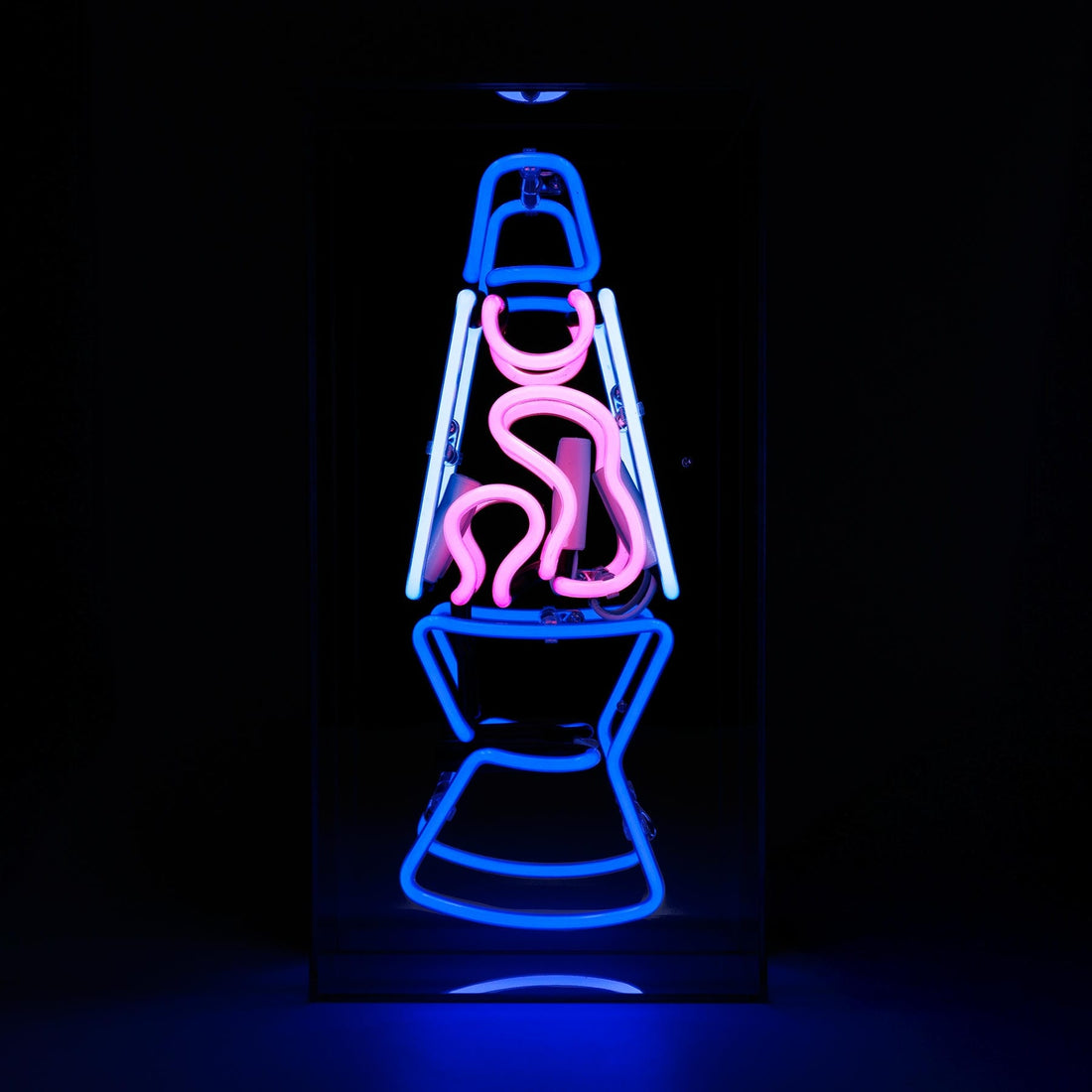 'Lava Lamp' Glass neon Sign