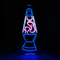 'Lava Lamp' Glass neon Sign