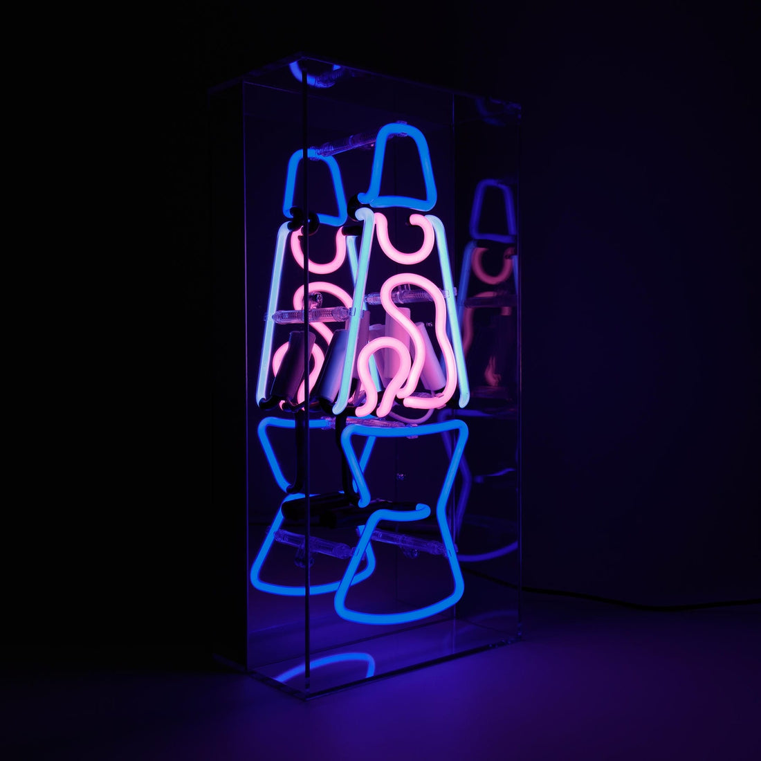 'Lava Lamp' Glass neon Sign