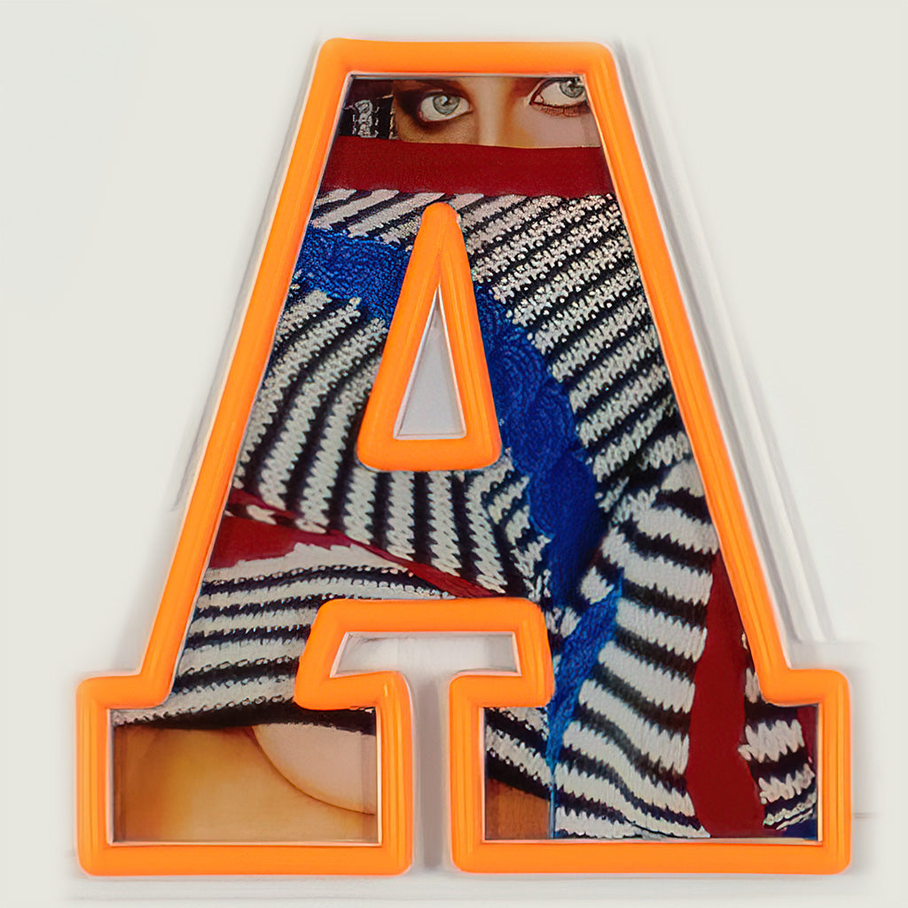 Playboy X Locomocean - Playboy Wordmark Orange LED Wall Mountable Neon