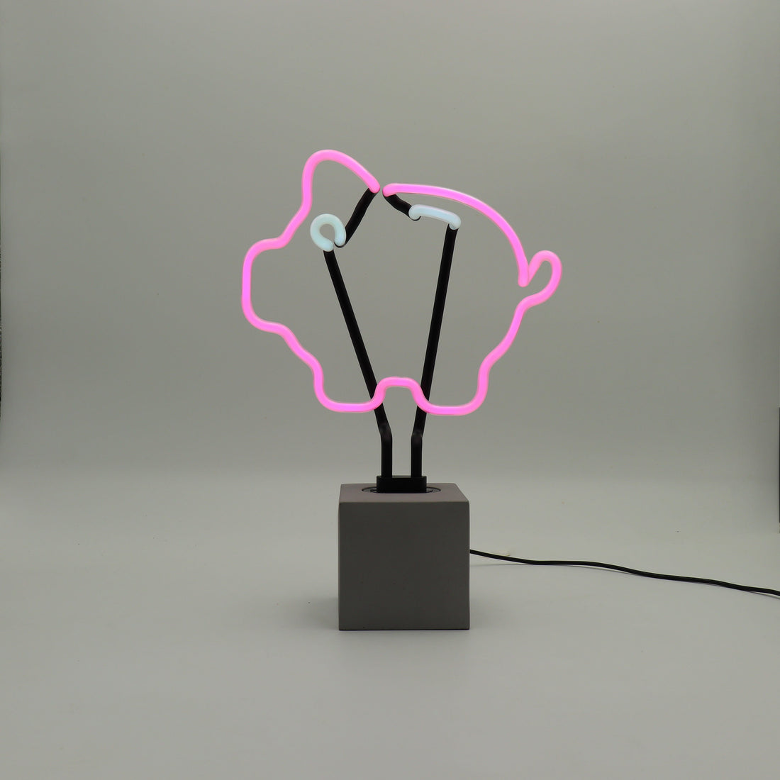 Neon 'Piggy Bank' Sign