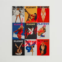 Playboy X Locomocean - 'I Read It For The Articles' - Cover Collage (LED Neon)