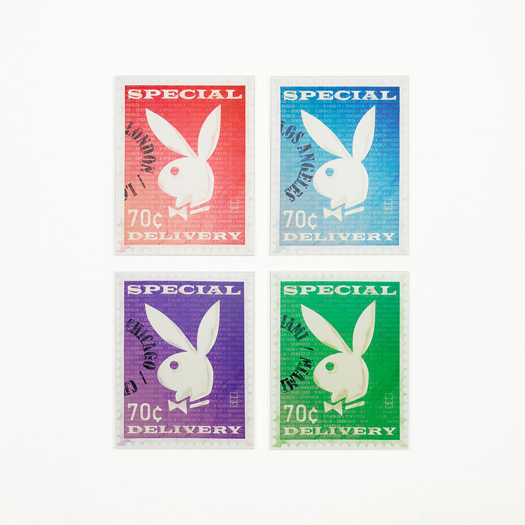 アメリカ版 PLAYBOY SPECIAL EDITIONS Playboy X Locomocean - Limited Edition Stamp Canvas Print