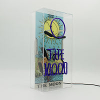 'The Moon' Tarot Glass Neon Box Sign