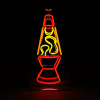 'Lava Lamp' Glass neon Sign