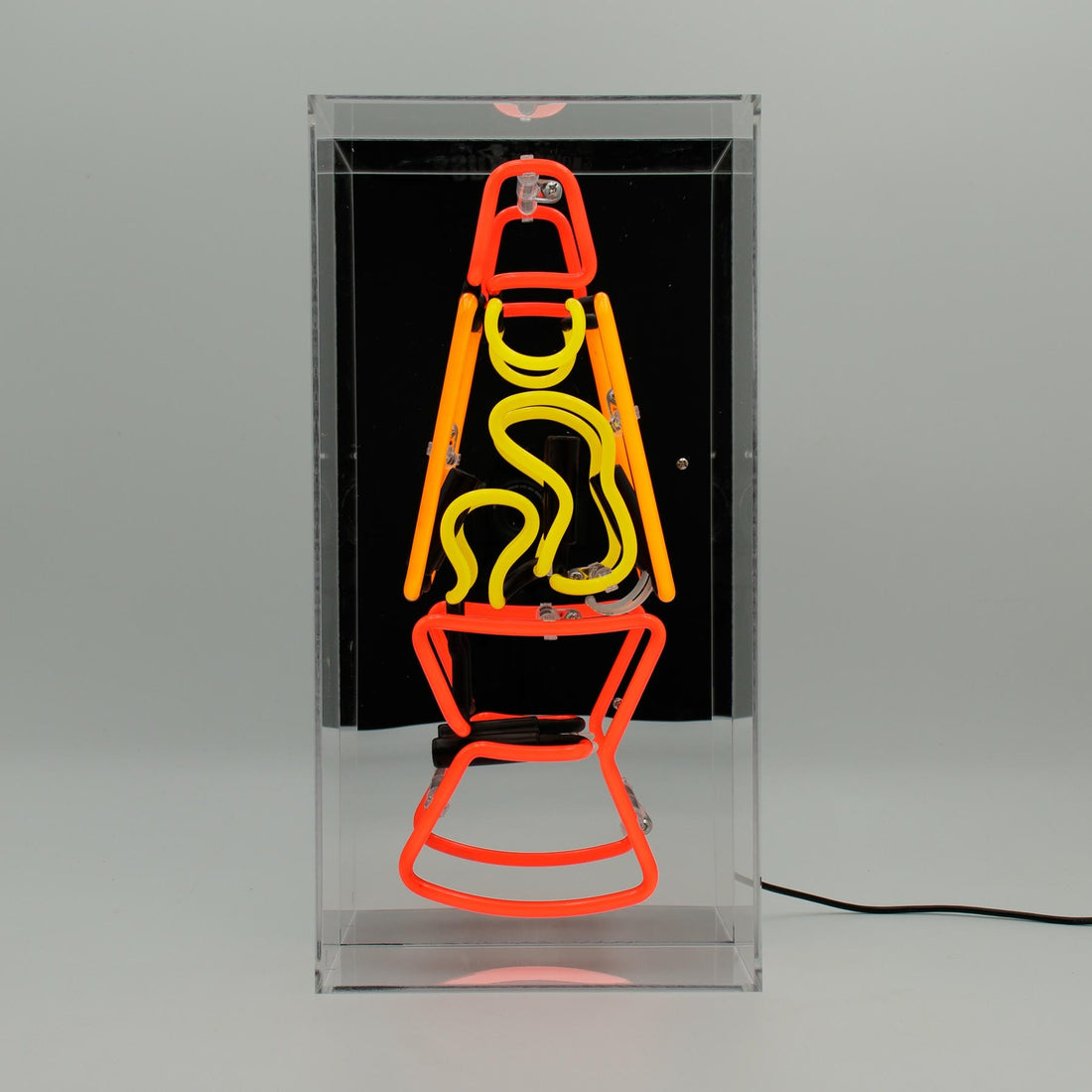 'Lava Lamp' Glass neon Sign