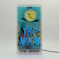 'The Moon' Tarot Glass Neon Box Sign