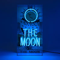 'The Moon' Tarot Glass Neon Box Sign