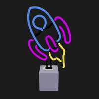Neon 'Rocket' Sign
