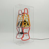 'Lava Lamp' Glass neon Sign