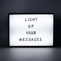 Light up Letter board