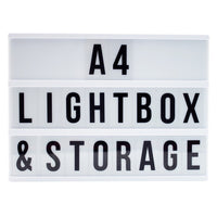 A4 Medium Black Lightbox