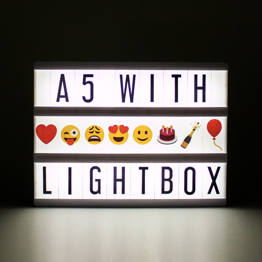 A5 Small Black Lightbox