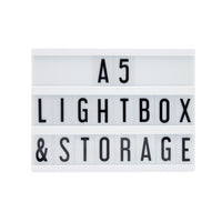 A5 Small Black Lightbox