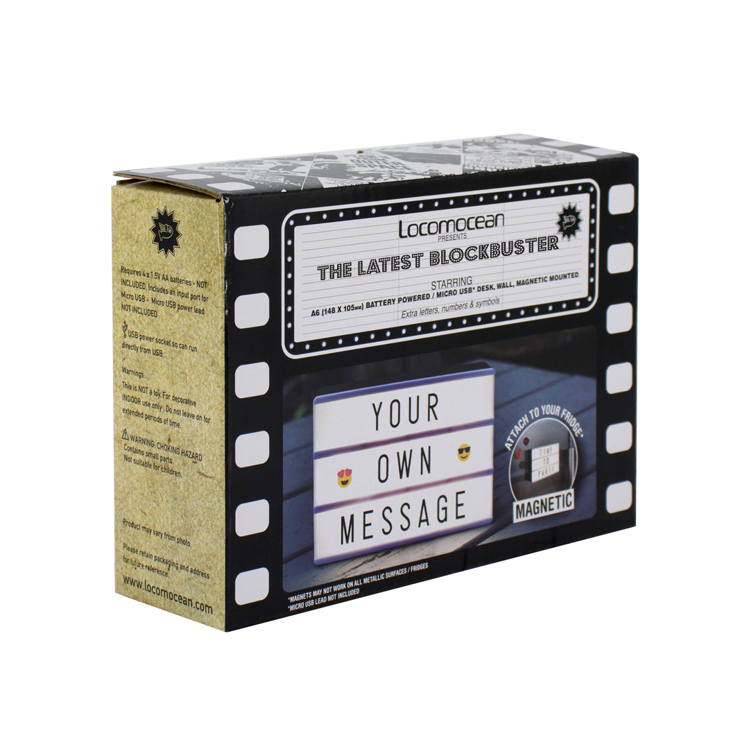 A6 Mini Magnetic Lightbox - Black