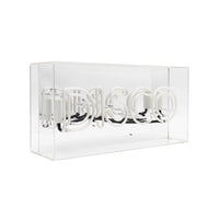'Disco' Glass Neon Sign - Purple