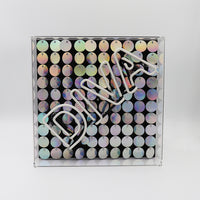'Diva' Acrylic Box Neon Light with Sequins