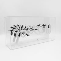 'Eye Love You' Acrylic Box Neon Light