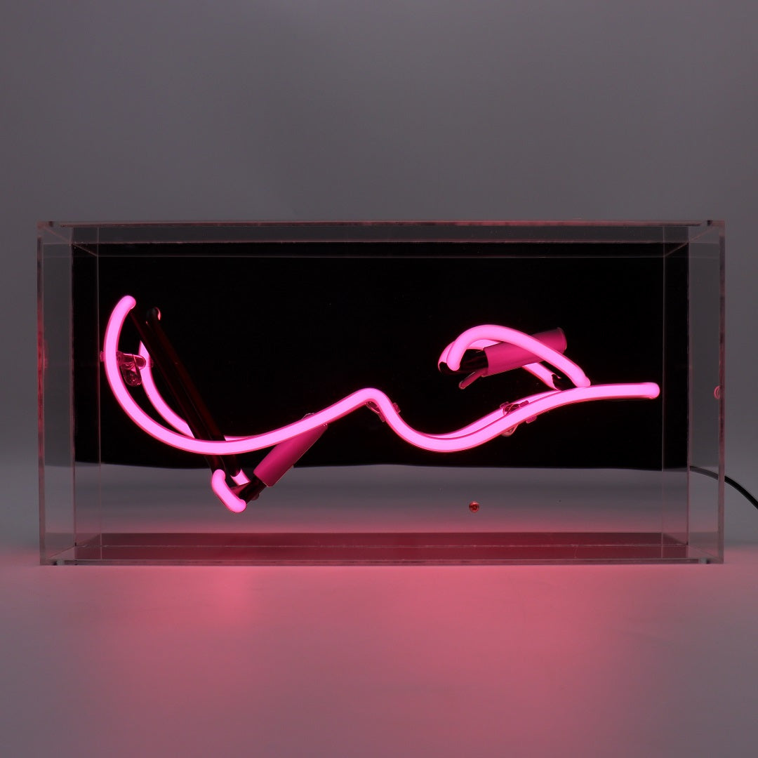 'HUB (Love in Arabic)' Glass Neon Sign
