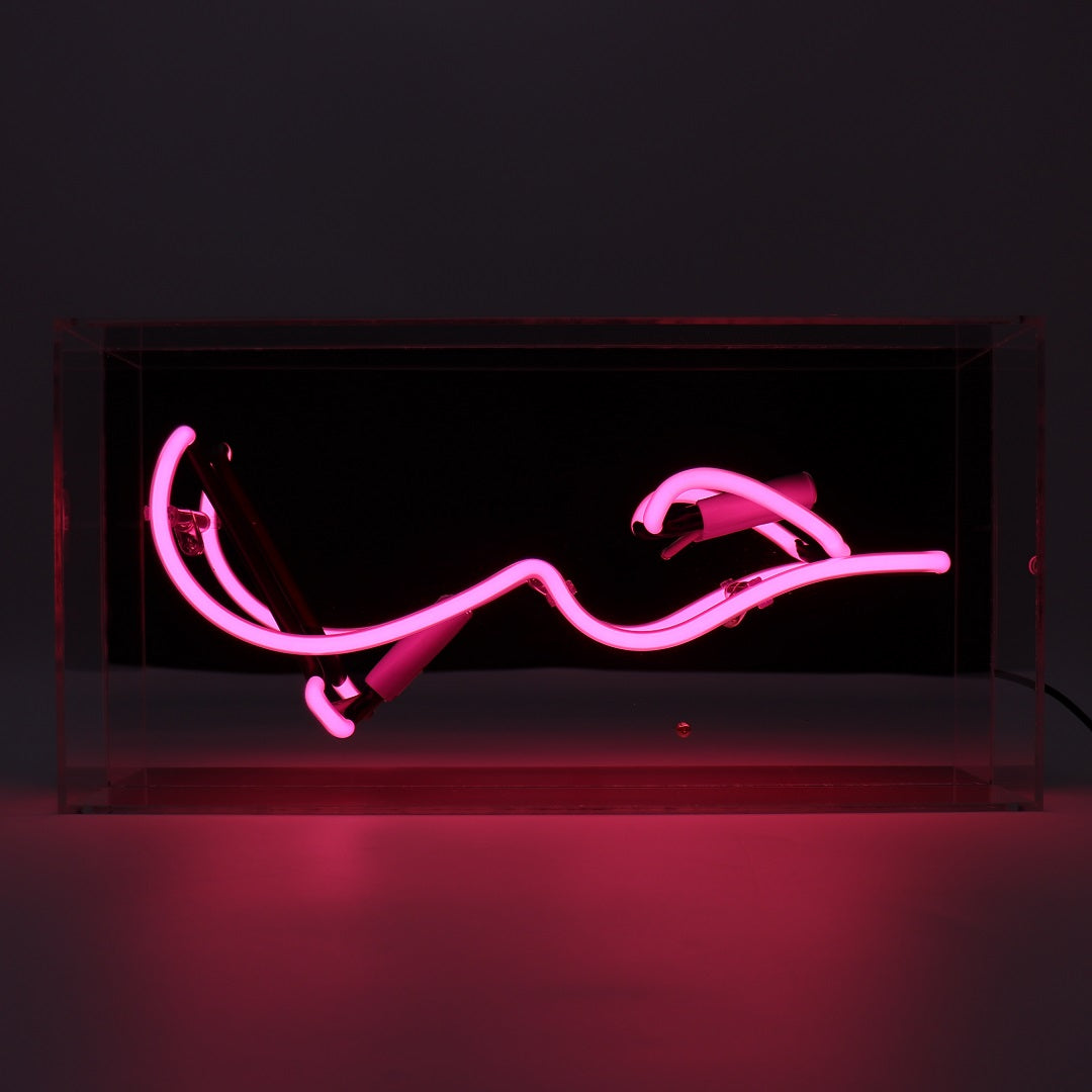 'HUB (Love in Arabic)' Glass Neon Sign