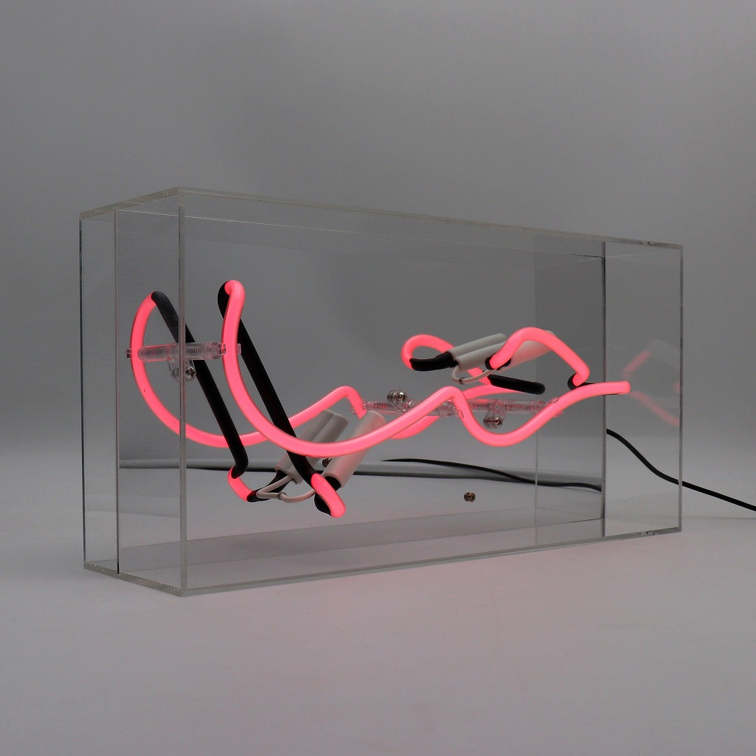 'HUB (Love in Arabic)' Glass Neon Sign