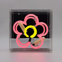 'Daisy' Mini Glass Neon Sign
