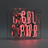 'Girl Power' Mini Acrylic Box Neon Light