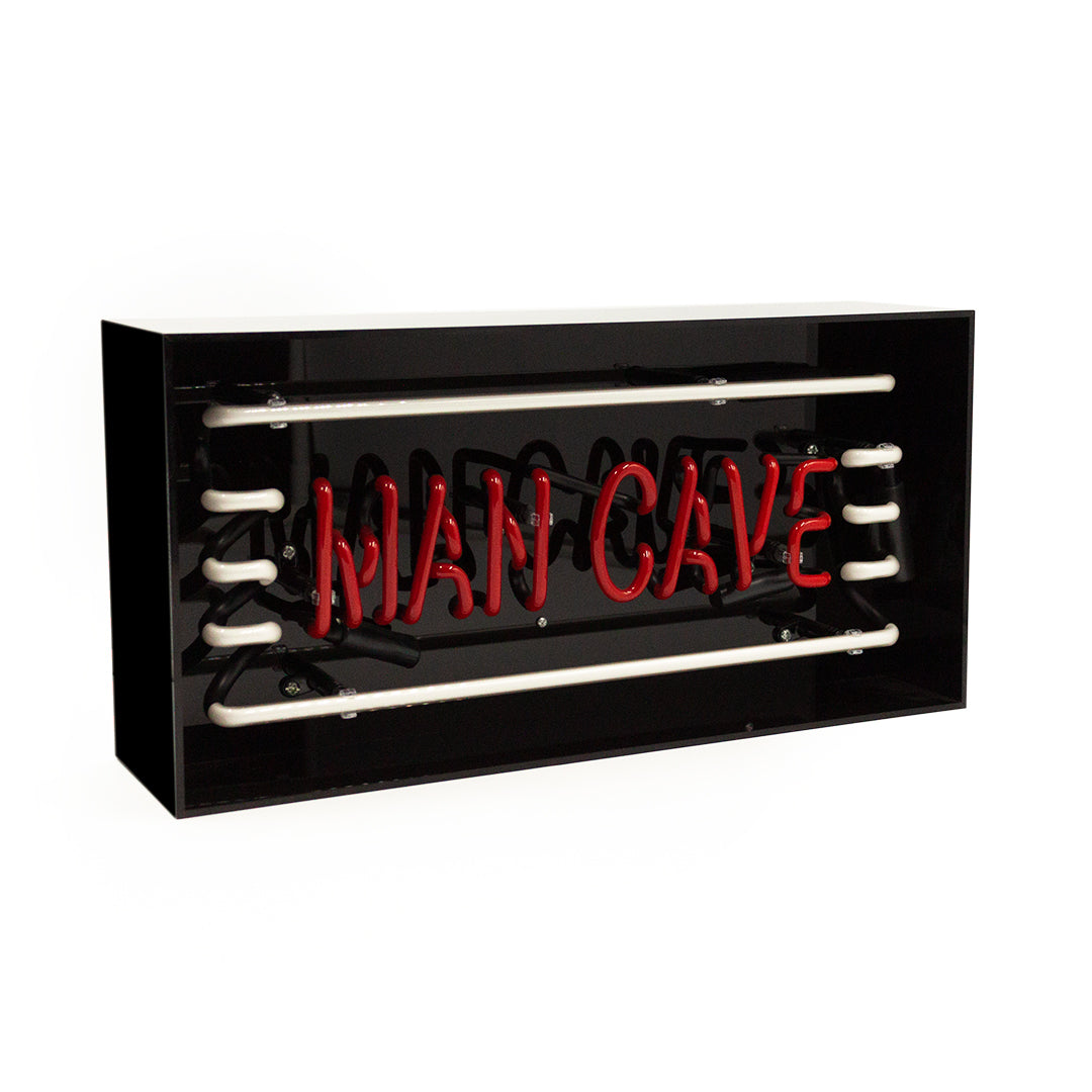 'Man Cave' Acrylic Box Neon Light