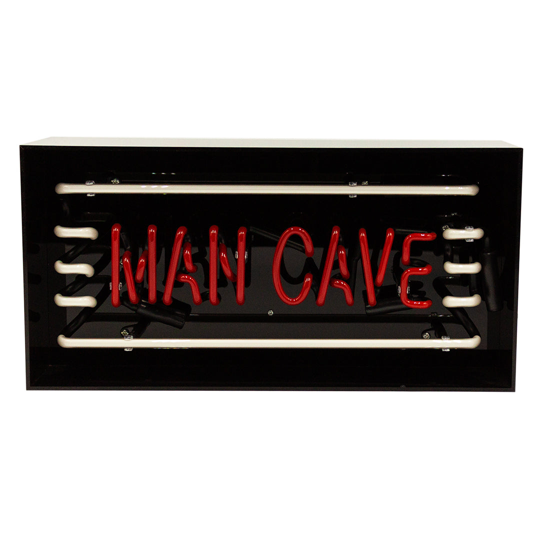 'Man Cave' Acrylic Box Neon Light