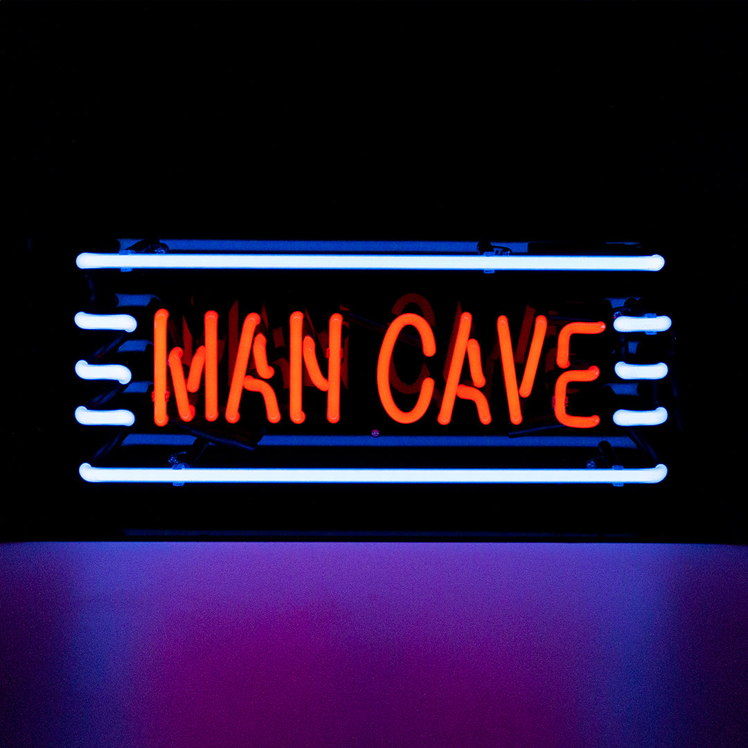 'Man Cave' Acrylic Box Neon Light