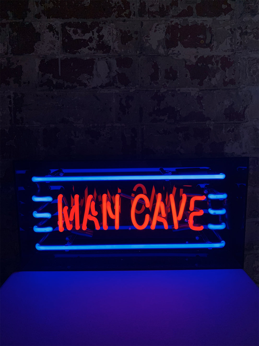 'Man Cave' Acrylic Box Neon Light