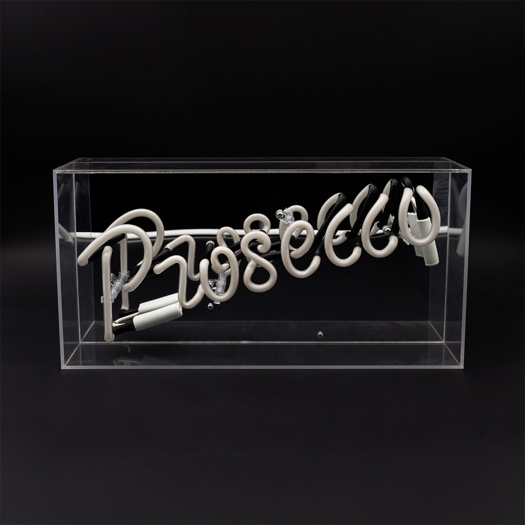 'Prosecco' Glass Neon Sign