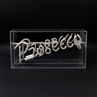 'Prosecco' Glass Neon Sign