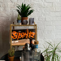 'Spritz' Acrylic Box Neon Light