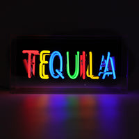 'Tequila' Glass Neon Sign