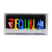 'Tequila' Glass Neon Sign