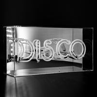 Disco' Glass Neon Sign - Pink