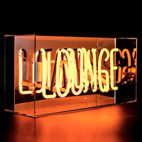 'Lounge' Acrylic Box Neon Light